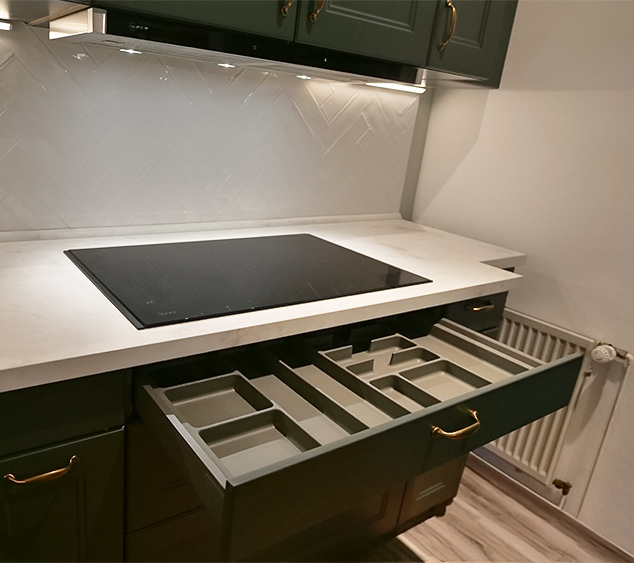 Küchenwerk Celle Bedarfsermittlung Stauraum und Organisation